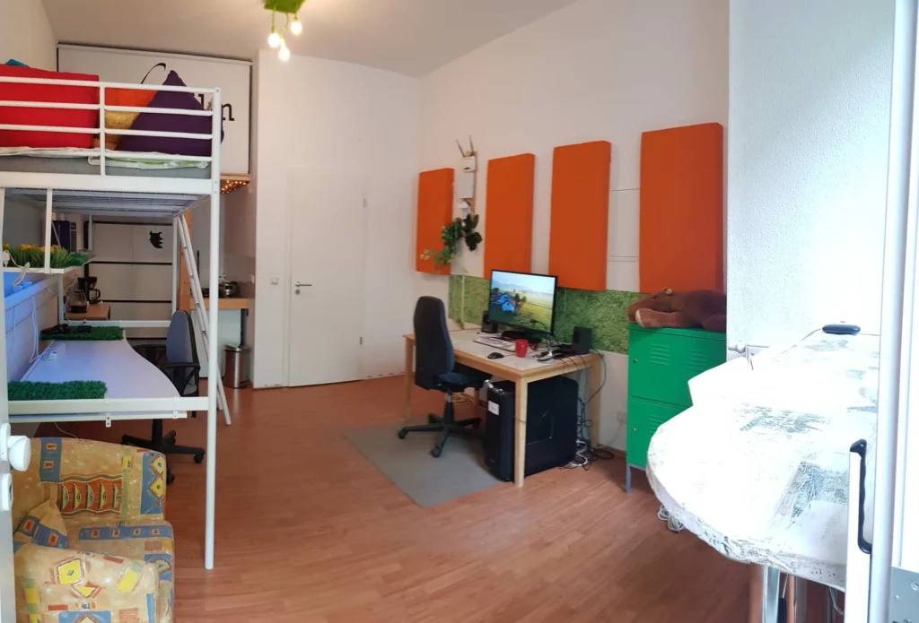Gesamtansicht der Studioräume der Schnittwiese in Berlin-Friedrichshain
