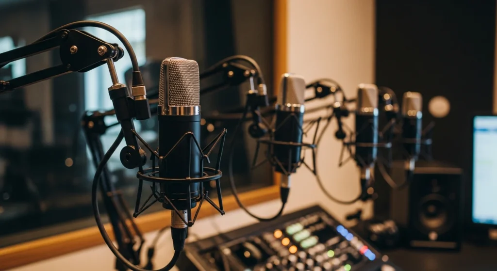 Podcast-Mikrofone im Vergleich: Shure SM7B, Rode NT1 und Co. – Schnittwiese Berlin